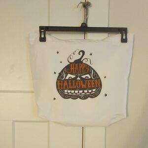 Festive Halloween White Tote Bag